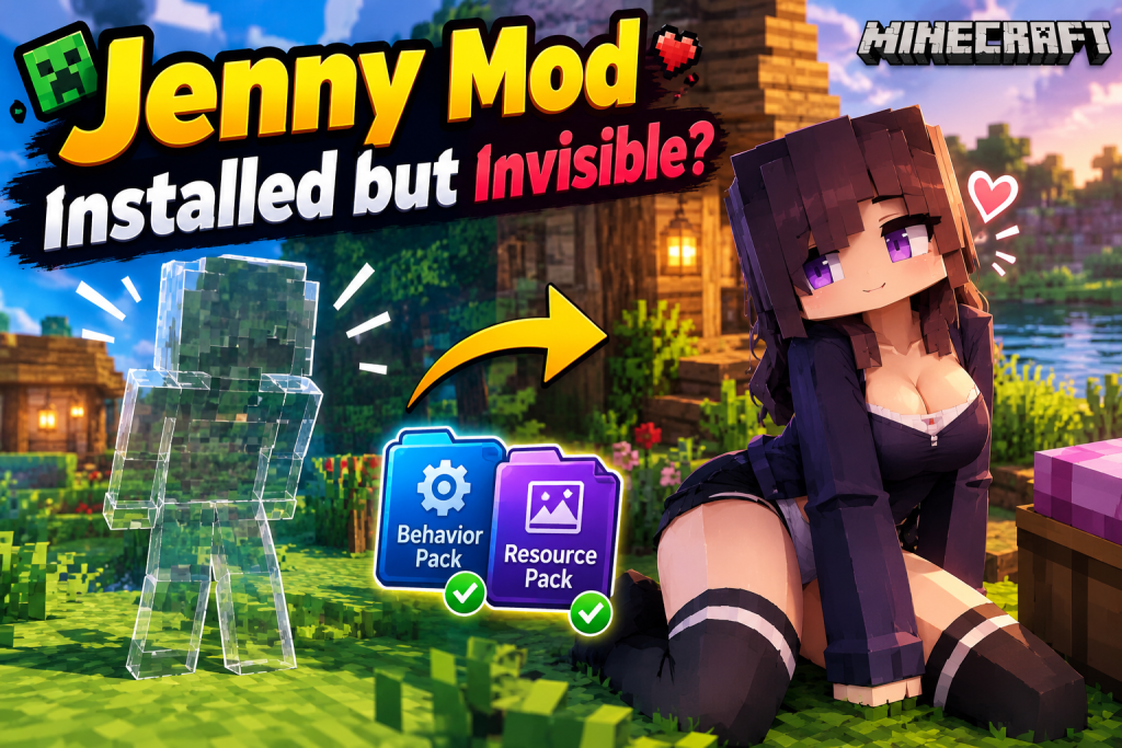 #Home Page 23 Jenny Mod From Invisible to Visible